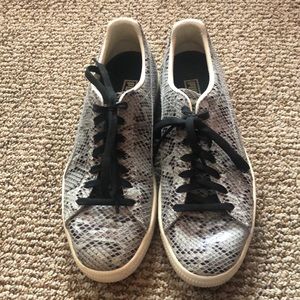 Puma ‘Clyde’ Snakeskin Sneakers